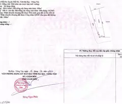 ĐẦU TƯ SINH LỜI NGAY TẠI TRUNG TÂM TT ĐẤT ĐỎ BÀ  RỊA VŨNG TÀU  LÔ ĐẤT 168M2 THỔ CƯ