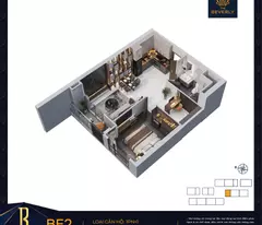 Độc quyền căn hộ Beverly 1pn+, tầng cao view sông Đồng Nai, chỉ 3 tỷ 4. LH 0964.340.640 Bảo Ân