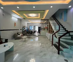 BÁN NHÀ - LÊ VĂN QUỚI - 3 TẦNG - HẺM XE TẢI - KHU AN NINH - DÂN TRÍ - NGANG HƠN 6M - NỞ HẬU - 03