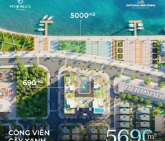 Peninsula Đà Nẵng Cơ hội đầu tư và an cư với căn hộ 2PN (Diện tích 62,7m2 - 96,3m2)giá trị tăng cao