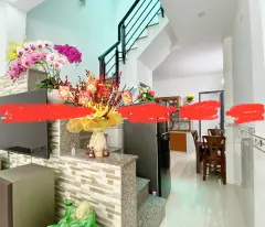 NHÀ 2 TẦNG FULL NỘI THẤT (43m²) SHR 3PN ST HXH ĐÔNG HƯNG THUẬN - GIÁ 3.X TỶ
