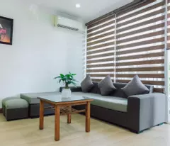Cho thuê căn hộ cao cấp 60m2, 1k1n, đầy đủ tiện nghi tại 535 Kim Mã, Ba Đình
