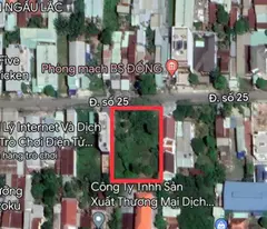 BÁN ĐẤT TẠI MẶT TIÊN ĐƯỜNG SỐ 25, XÃ TÂN THÔNG HỘI, HUYỆN CỦ CHI, TP HCM, GIÁ LÀ 20.5 TỶ