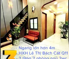 BÁN NHÀ  Q11 - HXH LÊ THỊ BẠCH CÁT - NGANG 4.2M: nhỉnh 3 tỷ- FULL NỘI THẤT. LH: 0933910039