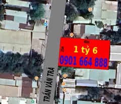 Bán nhanh lô đất 1000m² full thổ mặt tiền Trần Văn Trà – Giá quá rẻ chỉ 1tỷ6