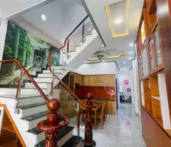 Nhà mới SHR đã hoàn công 2 tầng lầu 68m2, KDC Bình Chuẩn,  Thuận An, BD, Giá chỉ 3 .45 tỷ thương