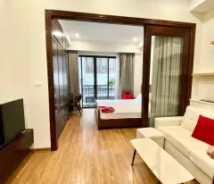 Căn hộ 1N1K ngõ 19 Liễu giai-Tây Hồ, 45m có ban công, ngõ ô tô