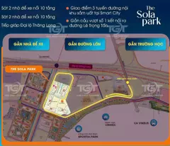 Mở bán Sola park G5-G6 - 1PN-2PN-3PN DT:59m2 Giá 3.3tỷ Vay 0Đ 30T 2 Toà Cuối Cùng Vinhomes Smart