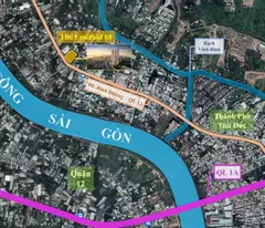 Căn hộ view sông chỉ 750 tr cách Thủ Đức 1 km. Sở hữu hồ bơi, phòng gym và công viên thượng tầng 37