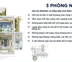 Chỉ cần 1 TỶ đã sở hữu căn hộ 3  ngủ Tại CHUNG CƯ cao cấp ECO PARK Vinh