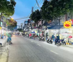 Q8 MẶT TIỀN P3 4 TẦNG, NGAY CON ĐƯỜNG SẦM UẤT GẦN CHỢ THUẬN TIỆN KD CHỈ 9T