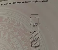 Bán 36.75m2 đất thổ cử Tổ 24 Thị Trấn Đông Anh, Đông Anh, Hà Nội