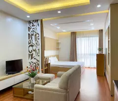 CHO THUÊ CĂN HỘ DỊCH VỤ CAO CẤP TẠI BA ĐÌNH – 1 PHÒNG NGỦ, FULL NỘI THẤT, GIÁ TỐT DT 45M2