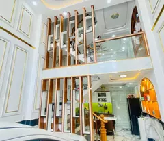 NHÀ 5 TẦNG ĐƯỜNG NHỰA 8M THÔNG - KHU VIP TRUNG MỸ TÂY - XE HƠI NGỦ TRONG NHÀ. giá 6,2 tỷ.