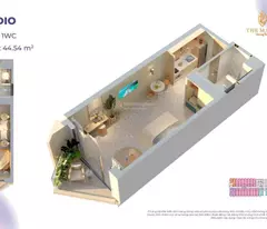 Bán căn hộ full nội thất bãi sau Vũng Tàu giá sở hữu 800 triệu/ căn. LH: 0937946866