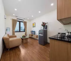 Cho thuê Căn Hộ mặt phố 239 Quan Hoa - Cầu Giấy đầy đủ tiện nghi full nội thất như ảnh