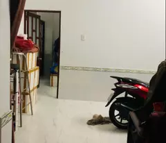 Nhà ngang khủng 8.7m, cách 1 căn ra mặt tiền đường Huỳnh Tấn Phát, Nhà Bè, 76m2, 2 tầng, sổ riêng,