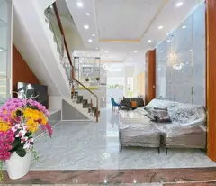 Mặt tiền đường nhựa xe hơi thông, khu Sài Gòn Mới 83 Đào Tông Nguyên, 4 tầng 71m2 chỉ 7.7 tỷ