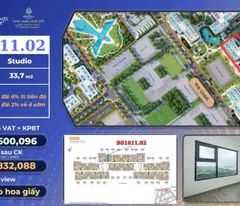 Bán căn studio đẹp nhất giỏ hàng chủ đầu tư vinhomes.
