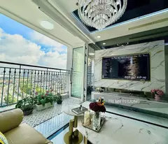 Đã có sổ hồng - Vinhomes Central Park - bán căn hộ 3PN giá rẻ + view thoáng + full nội thất