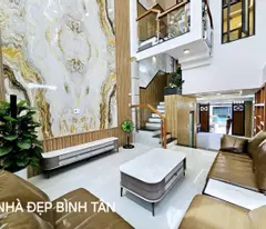 Mã Lò, 5 tầng đẹp lung lin, đường 6m thông thoáng,tặng Full nội thất, hơn 7T