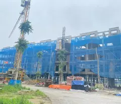 BÁN NHÀ LIỀN KỀ _DT 80M _ XÂY 5T _MT5M _ ĐƯỜNG 12M _  Giá 91Tr