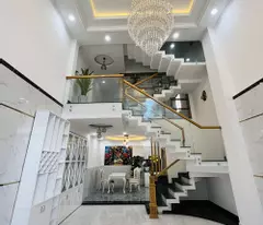 Giảm ngay 1 tỷ căn nhà đẹp 4 tầng, gần Cao đẳng Điện Lực, đường 8m thông, Sổ hồng hoàn công