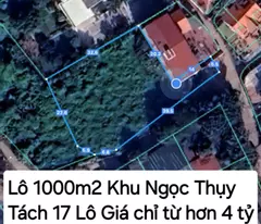 BÁN ĐẤT GIÁ ĐẦU TƯ LÔ 1000M2 ĐẤT ĐẸP KV NGỌC THỤY- Ô TÔ QUA NHÀ-CHIA RA 17 LÔ GIÁ CHỈ TỪ 4 ĐẾN 7 TỶ