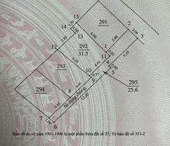 CHÍNH CHỦ CẦN BÁN MẢNH ĐẤT TẠI SỐ 5 NGÕ 189 NGÔ GIA TỰ - ĐỨC GIANG - LONG BIÊN - HÀ NỘI