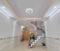 NHÀ 2 MẶT HẺM 5M THÔNG THOÁNG - SÁT LÊ VĂN QUỚI - 44M2 - 2 TẦNG XÂY MỚI 100% - CHỈ 3.95 TỶ.