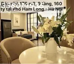 Bán nhà mặt phố Hàm Long, Quận Hoàn Kiếm, Hà Nội, Diện tích 176 m2, xây  9 tầng, sổ đỏ chính chủ.