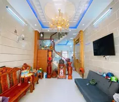 HAI MẶT HẺM 6M - HƯƠNG LỘ 2 - 56M2 - 4 TẦNG 4PN - SỔ ĐẸP HOÀN CÔNG ĐỦ - GIÁ 6.X TỶ