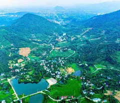 Bán đất View Hồ Phú Mãn tay chạm nước 90.2m nở hậu Full thổ cư 3.7 tỷ.