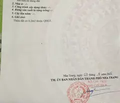 **CẦN BÁN NHÀ 2 TẦNG MỚI TINH HẺM Ô TÔ VẠN THẮNG, TP NHA TRANG**  
**Giá bán: 3.65 tỷ**