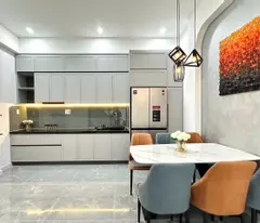 NHÀ ĐẸP FULL NỘI THẤT - NGÃ TƯ HÀNG XANH - 47M2- 4 TẦNG -4 PN- SÂN THƯỢNG - A4 - NGANG 4.5M-HOÀN