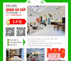 ✅ Bán nhà VIP Gò Vấp - 6.5m nở hậu 6.9m - 3 tầng - Full nội thất - Giá cực tốt