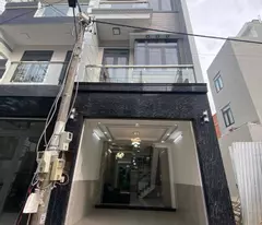 53.5m2 nhà 4 tầng 4x13.5m đường nhựa 7m xe hơi thông, 83 Đào Tông Nguyên Thị Trấn Nhà Bè, 5.85 tỷ