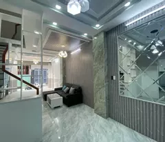 53.5m2 nhà 4 tầng 4x13.5m đường nhựa 7m xe hơi thông, 83 Đào Tông Nguyên Thị Trấn Nhà Bè, 5.85 tỷ