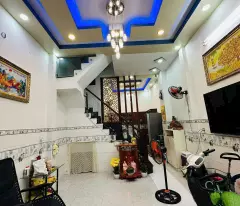GIÁ TỐT…CÁCH HXH 1 CĂN NGAY MŨI TÀU TRƯỜNG CHINH - CỘNG HÒA, NHÀ MỚI ĐẸP GẦN 40M2 NGANG 4.1M, 3