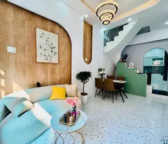🍀🌟☘ NHÀ MỚI BÌNH THẠNH, 34M2, 4 TẦNG, HẺM 4M, PHAN VĂN TRỊ, NỘI THẤT CAO CẤP, CHỈ 6.X T.Ỷ 🍀🌟☘
