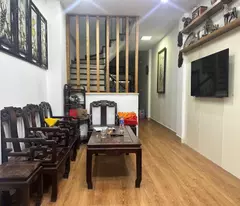 Nhà đẹp BA ĐÌNH 50m2 x 5 tầng, 2 THOÁNG vĩnh viễn, gần ô tô.