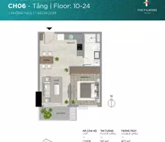 Cần bán căn hộ Filmore Đà Nẵng loại 1 phòng ngủ căn CH22.06