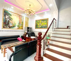 SIÊU PHẨM 4 TẦNG THIẾT KẾ QUÝ TỘC CHÂU ÂU - KHU PHÂN LÔ VIP NHẤT HT17 - ĐƯỜNG NHỰA 10M.