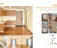 Bán gấp căn hộ Akari City, Nam Long Nhật Bản, Võ Văn Kiệt Bình Tân, sẵn sổ hồng, ngân hàng cho vay