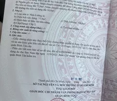 Cần bán lô đất đẹp tại khu phố 8, phường Bình Hưng Hòa, quận Bình Tân