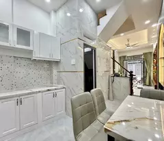 BÁN NHÀ TAM GIÁC TIỆN ÍCH LÊ VĂN THỌ, HẺM XE HƠI Đ, P14 GÒ VẤP, 3.X TỶ