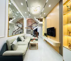 Nhà BA ĐÌNH 46m2 x 4 tầng với 2 thoáng  - cách ô tô đỗ 20M - full nội thất.