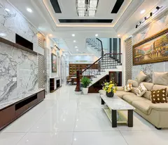 BÁN NHÀ 4TẦNG - 5x12 - 4 PN - SÂN THƯỢNG FULL NỘI THẤT CAO CẤP Nhỉnh 9 tỷ