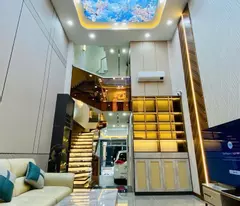 Bán nhà phường 8, Gò Vấp, Thiết kế hiện đại có thang máy, hẻm xe tải thông, 4x16m, 4 tầng, 4 PN, 5