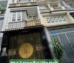 Bán Nhà 3 tầng đường BÙI VĂN NGỮ, phường Hiệp Thành, Q12, dt 39,2m2 (4mx10m) Hẻm 6m thông Giá 4,3Tỷ